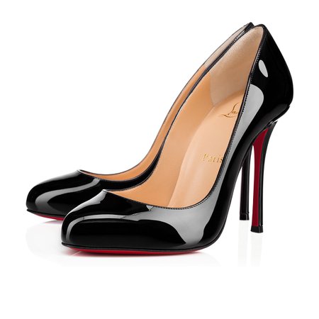 Merci Allen 100 Black Patent Leather - Women Shoes - Christian Louboutin
