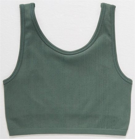 green sport bra