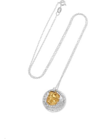 Alighieri | La Collisione gold-plated and silver necklace | NET-A-PORTER.COM