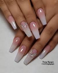 acrylic clear nails - Google Search