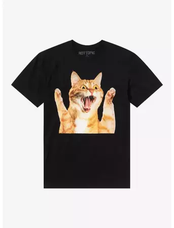 Cat Screaming T-Shirt - ootheday.