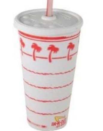 in n out drink cup