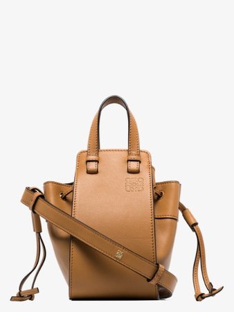 Loewe Brown Hammock mini leather cross body bag | Browns