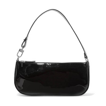 Tienda Online Jollque pequeños bolsos de hombro para mujeres de cuero de cocodrilo Baguette bolsa de marca Mini diseñador Negro Bolso de mano para mujer | Aliexpress móvil