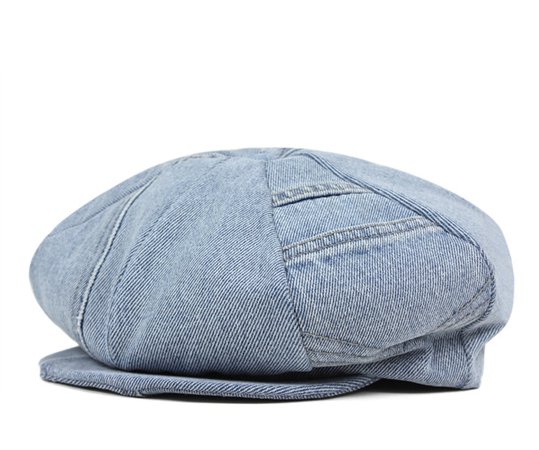 onspotz: New York hat (NEW YORK HAT) casquette recycling denim newsboy blue hat CASQUETTE RECYCLED DENIM NEWSBOY BLUE men | Rakuten Global Market