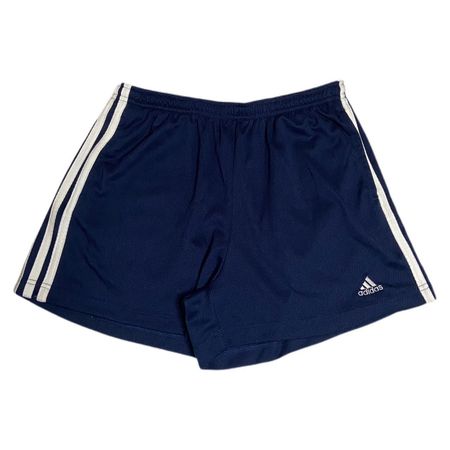 Vintage Adidas Shorts 🖤 y2k navy blue adidas soccer... - Depop