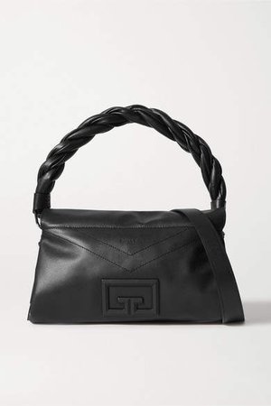 Id93 Medium Leather Shoulder Bag - Black