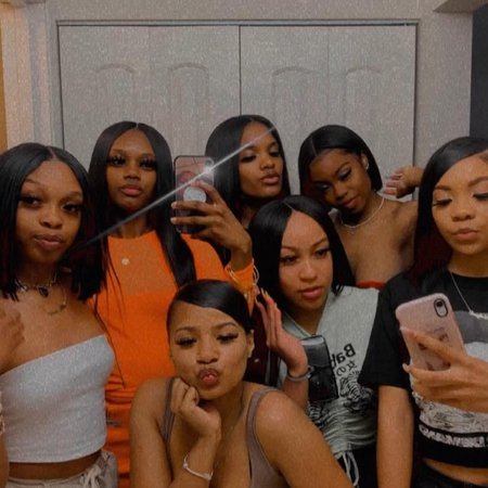 6 black girls baddies - Google Search