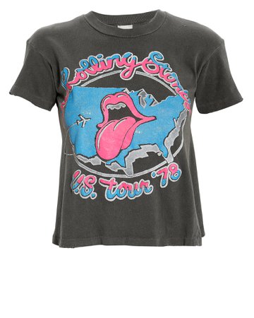 Rolling Stones Cropped T-Shirt