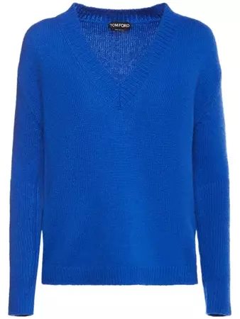 Chunky wool & cashmere knit sweater - Tom Ford - Women | Luisaviaroma
