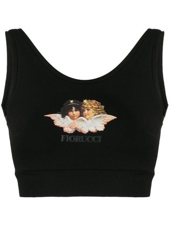 Fiorucci angels crop vest