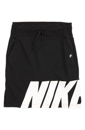 Nike Air Logo Print Skirt (Big Girls) | Nordstrom