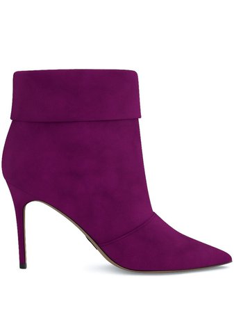 Purple Paul Andrew Banner 85 Pointed Toe Ankle Boots | Farfetch.com