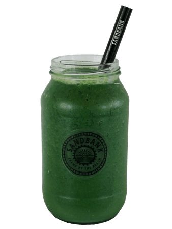 *clipped by @luci-her* Green Room Smoothie (Banana, Spinach, Avocado, Matcha, Spirulina, Chia Seeds)