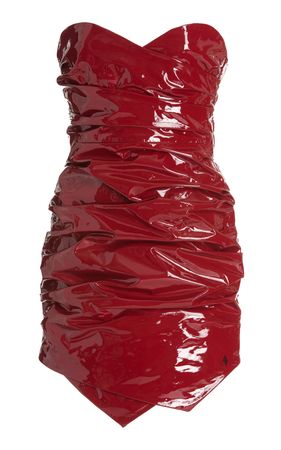Hania Leather Mini Dress By The Attico | Moda Operandi