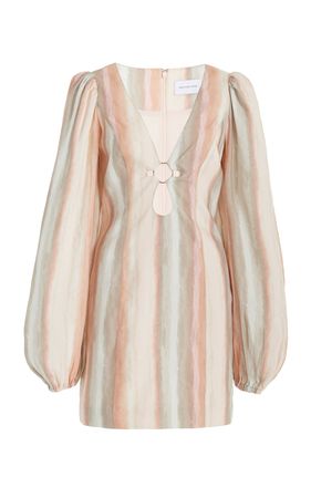 Jessica Linen-Blend Mini Dress By Significant Other | Moda Operandi