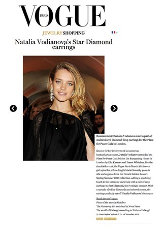 Vogue Paris Online | Star Diamond Private Jeweller