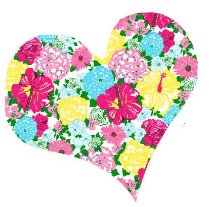 heart floral bright