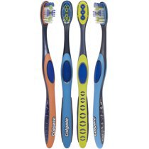 Colgate 360° Total Advanced Floss-Tip Bristles Toothbrush, Soft - 4 Count - Walmart.com
