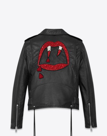Saint Laurent “Blood Luster” Leather Jacket