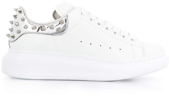 oversized sole studded sneakers