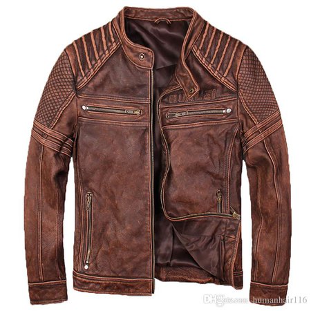 leather biker jacket mens - Google Search