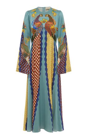 Gilly Silk Midi Dress By Alémais | Moda Operandi