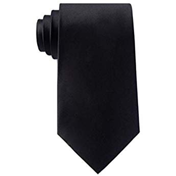 Skinny black tie