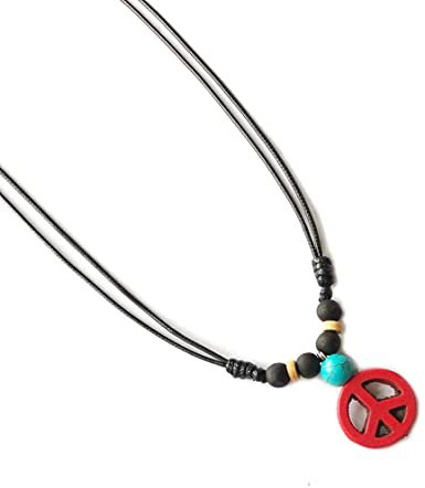 red peace necklace - Google Search