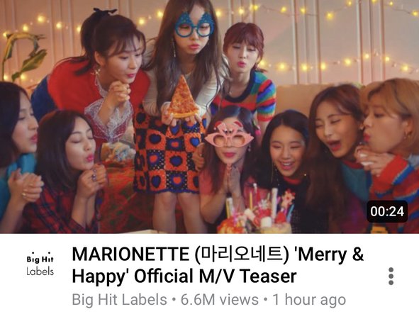 MARIONETTE ‘MERRY & HAPPY’ MUSIC VIDEO TEASER