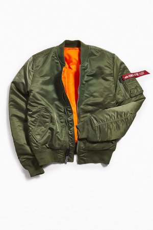 Alpha Industries MA-1 Slim Fit Bomber Jacket | Urban Outfitters