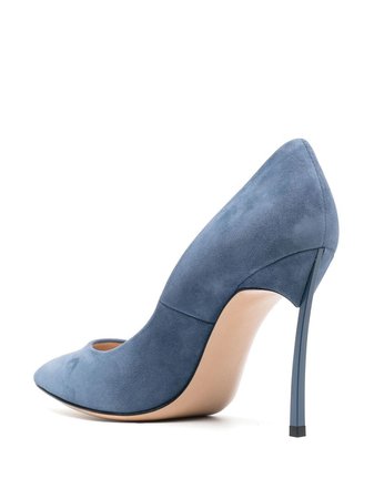 Casadei Pointed Leather Pumps - Farfetch