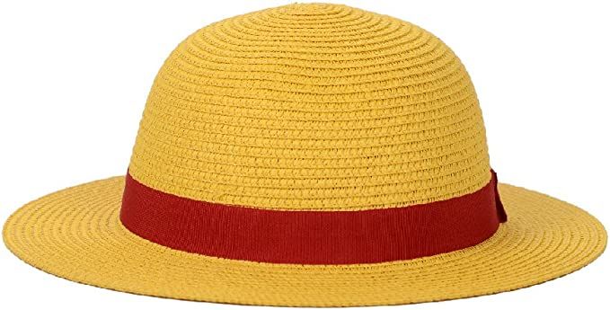 Amazon.com: Straw Hat Performance Animation Cosplay Accessories Hat Summer Sun Hat Yellow : Clothing, Shoes & Jewelry