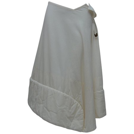 Comme Des Garcons 1996 Padded Skirt With Safetypin For Sale at 1stDibs