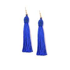 blue tassels jewelry - Google Search