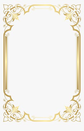 gold border png - Google Search