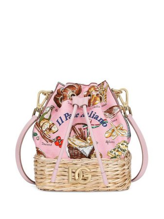 Dolce & Gabbana logo-plaque Bucket Bag - Farfetch