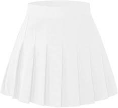 white pleated skirt - Google Search