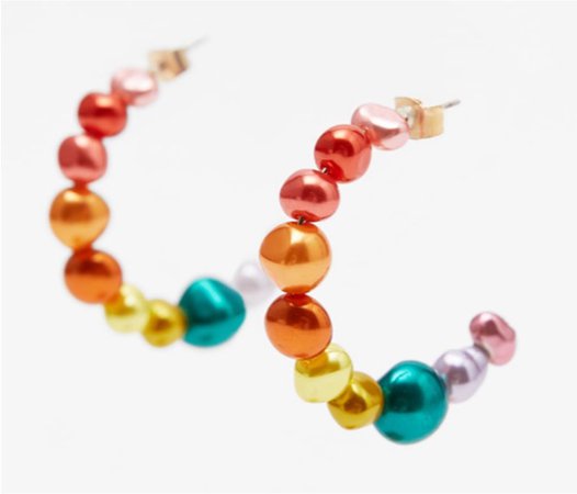 Colorful Metallic Earrings