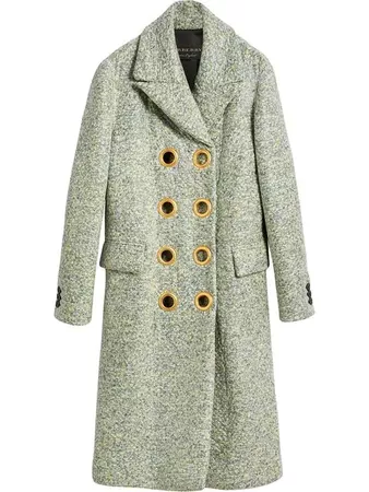 Burberry Laminated Cashmere Double-breasted Coat - Farfetch