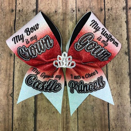Cheer princess cheer bow | Etsy