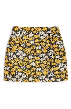 Topshop Daisy Jacquard Miniskirt | Nordstrom
