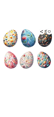 Easter Eggs; PNG:KlosetKouture