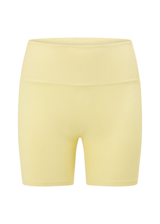 pastel yellow bike shorts