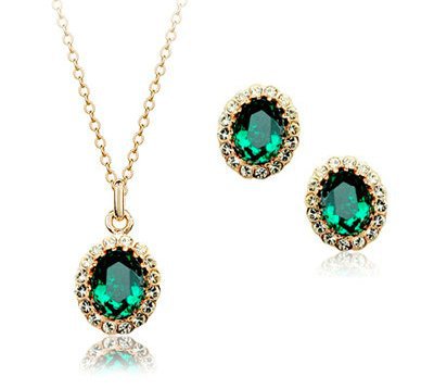 emerald green jewelry - Google Search