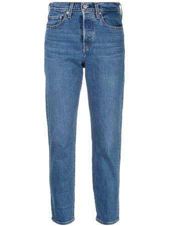 Blue Levi's Wedgie Charleston Moves Jeans For Women | Farfetch.com