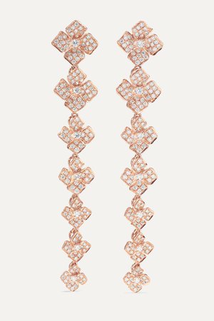 Rose gold 18-karat rose gold diamond earrings | Anita Ko | NET-A-PORTER