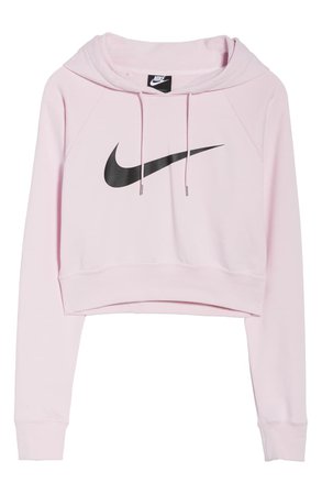 Nike Sportswear Women's Crop Hoodie pink