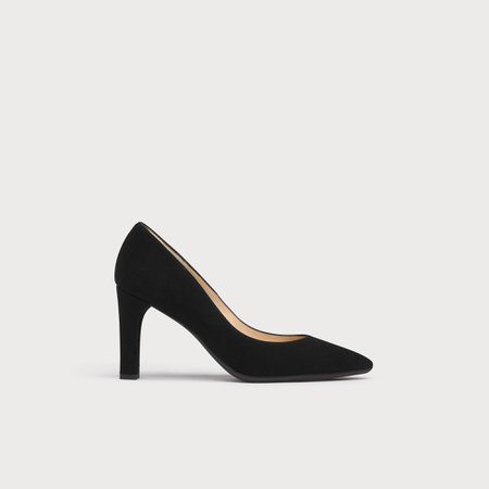 Tess Black Suede Courts | Shoes | L.K.Bennett