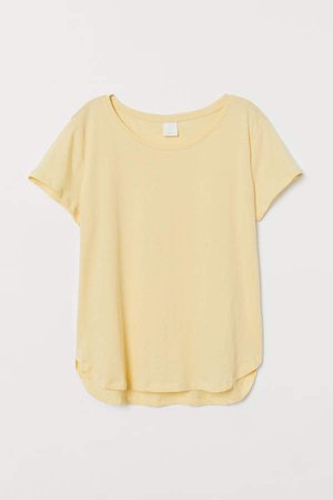 Jersey Top - Yellow
